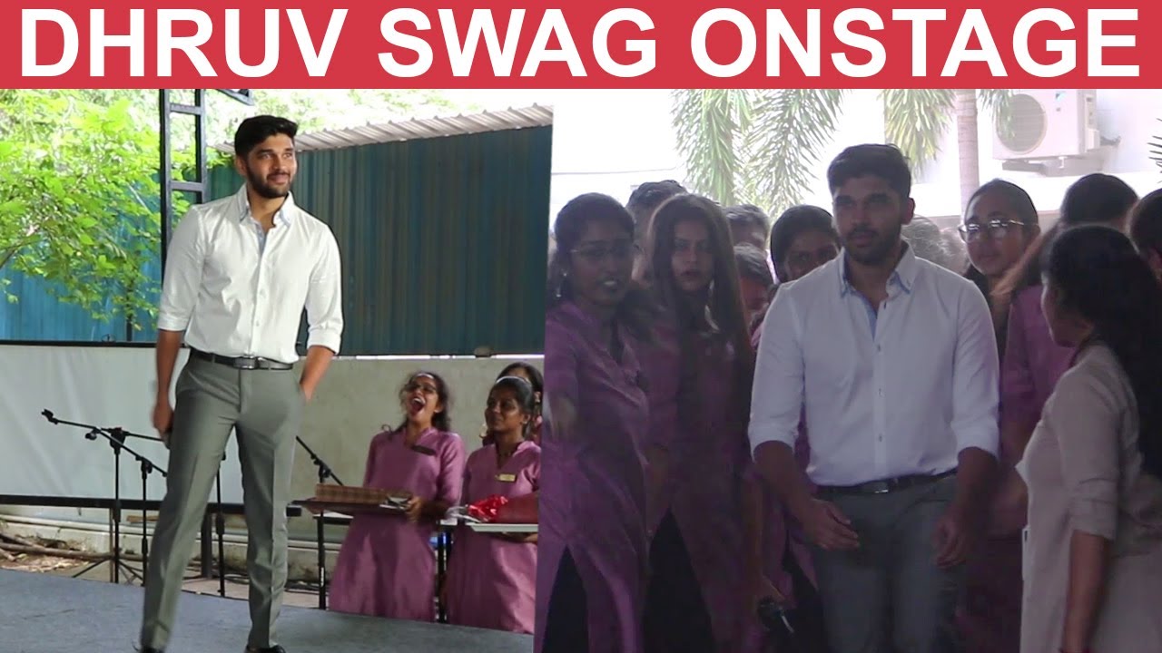 GIRLS GO CRAZY : Dhruv On stage Performance for first time | Adhitya Varma