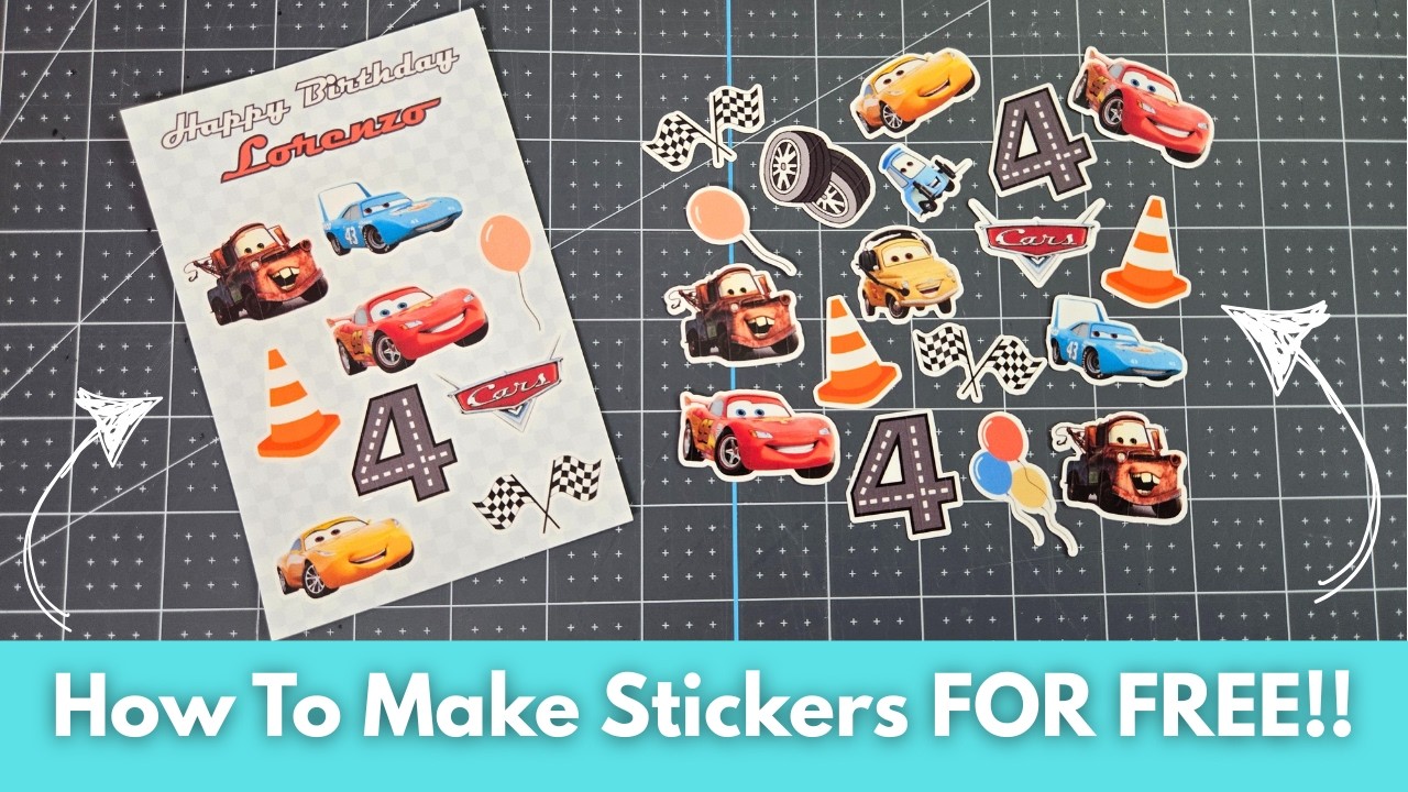 How To Make Stickers With Cricut | Super Easy Tutorial | Without Cricut Access