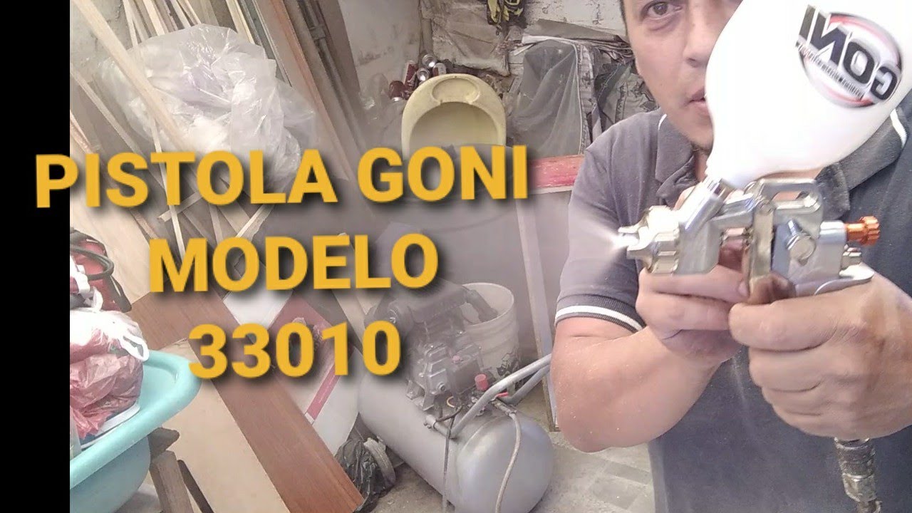 💥ESTRENANDO PISTOLA DE GRAVEDAD GONI 33010 (unboxing )..😎😎