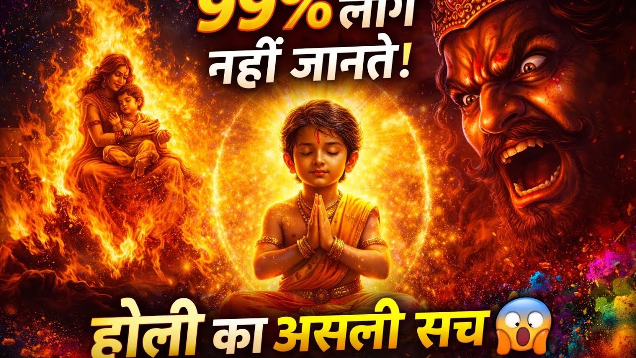 Holi Kyo Manai Jati Hai || होली क्यों मनाई जाती है। आख़िर क्या हुआ था होलिका के साथ #holi #hindi