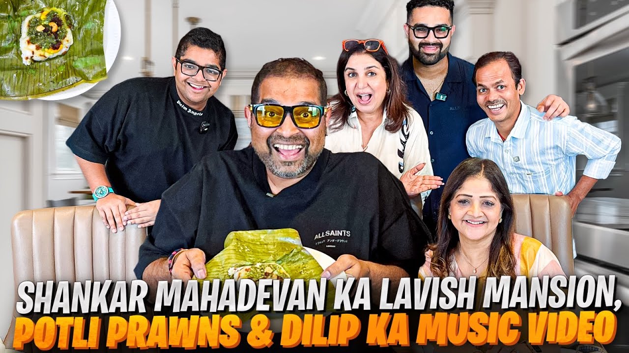 Shankar Mahadevan's Beautiful Mansion, New Restaurant Ki Baatein, Potli Prawns -Dilip Ka Music Video