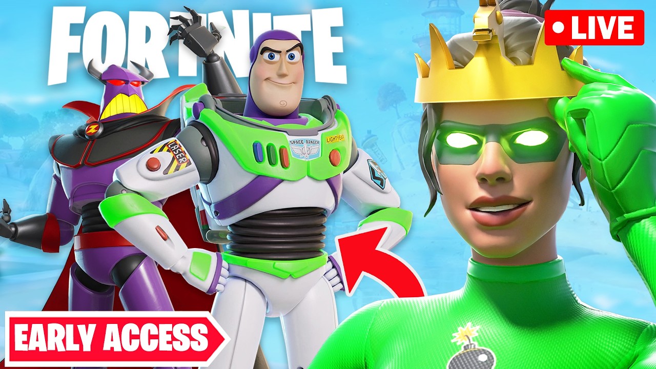 I GOT THE TOY STORY SKINS EARLY!