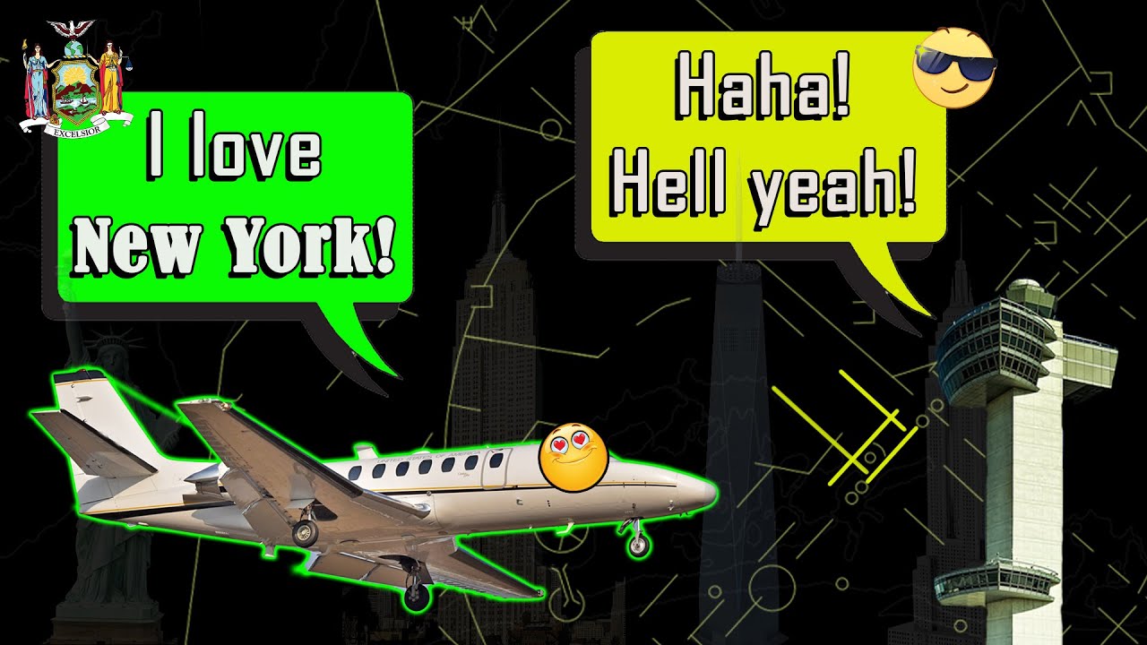 Citation Pilot has a funny exchange with New York Controller!