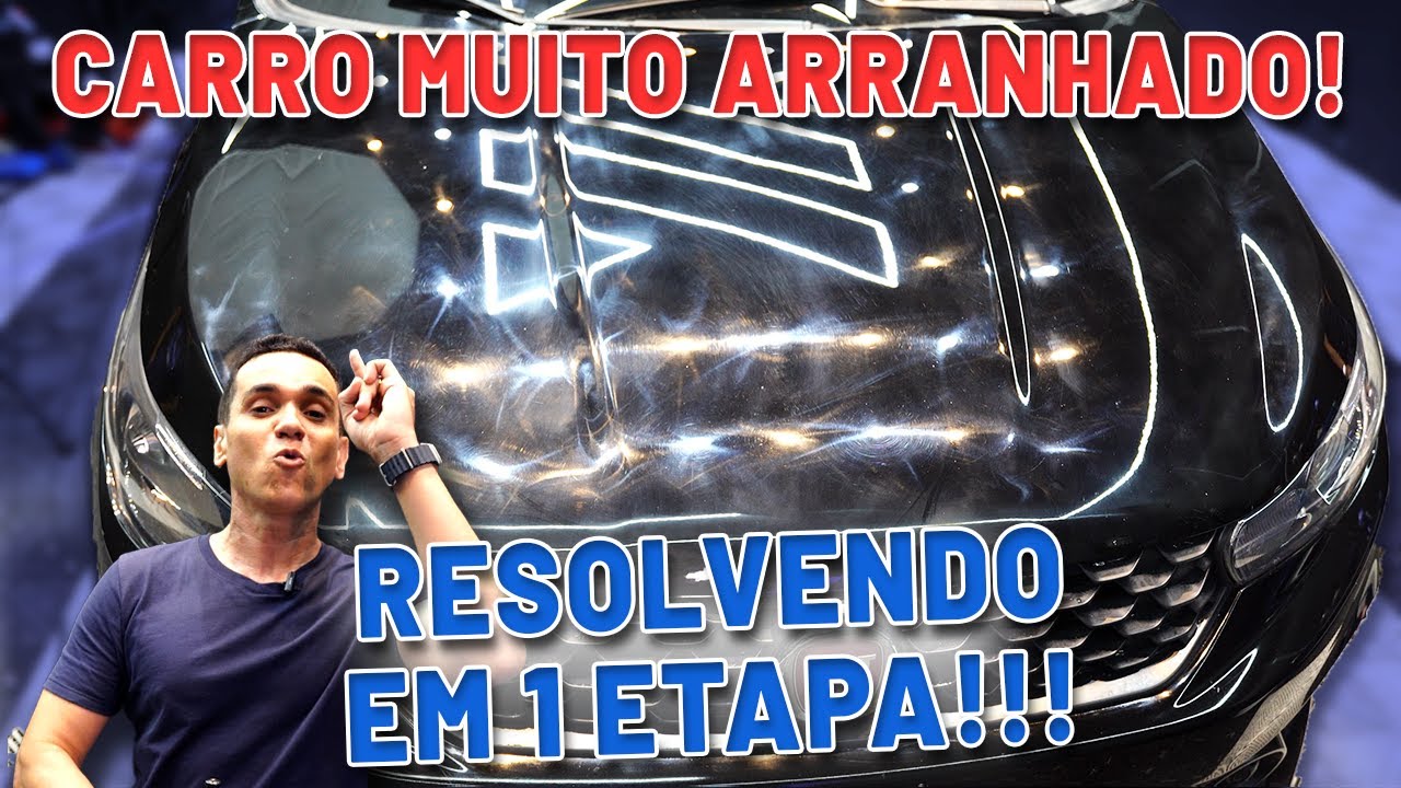 COMO DEVOLVER VIDA AO CARRO COM 1 ETAPA!  ||  POLIMENTO + PROTEÇÃO EM UMA ETAPA