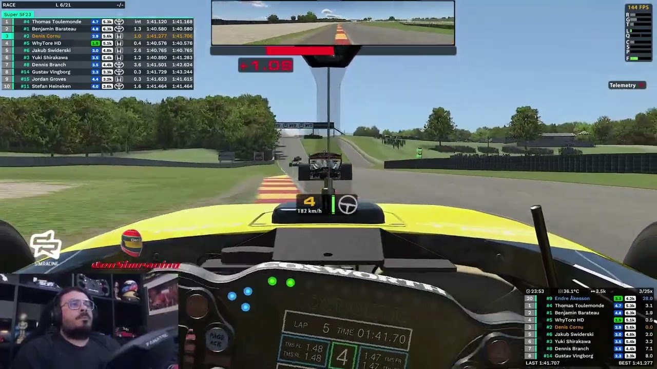 iRacing Super Formula SF23 / Road America: one of my best race ever