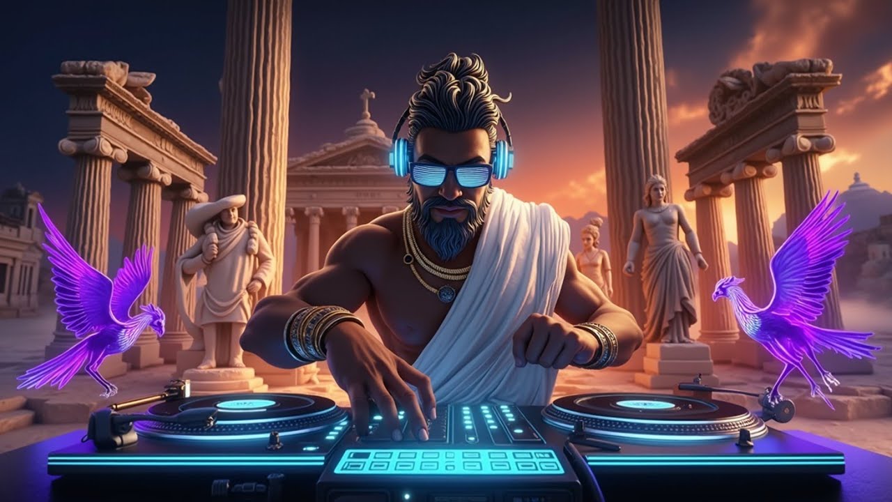 Deep Techno Temple Mix ~ Cosmic Beats for Ancient Souls & Celestial Vibes