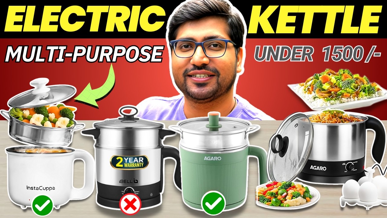 [TOP 3]🔥Best MultiPurpose Electric Kettle In India 2026🍜 Best Kettle for MultiPurpose Under ₹2,000