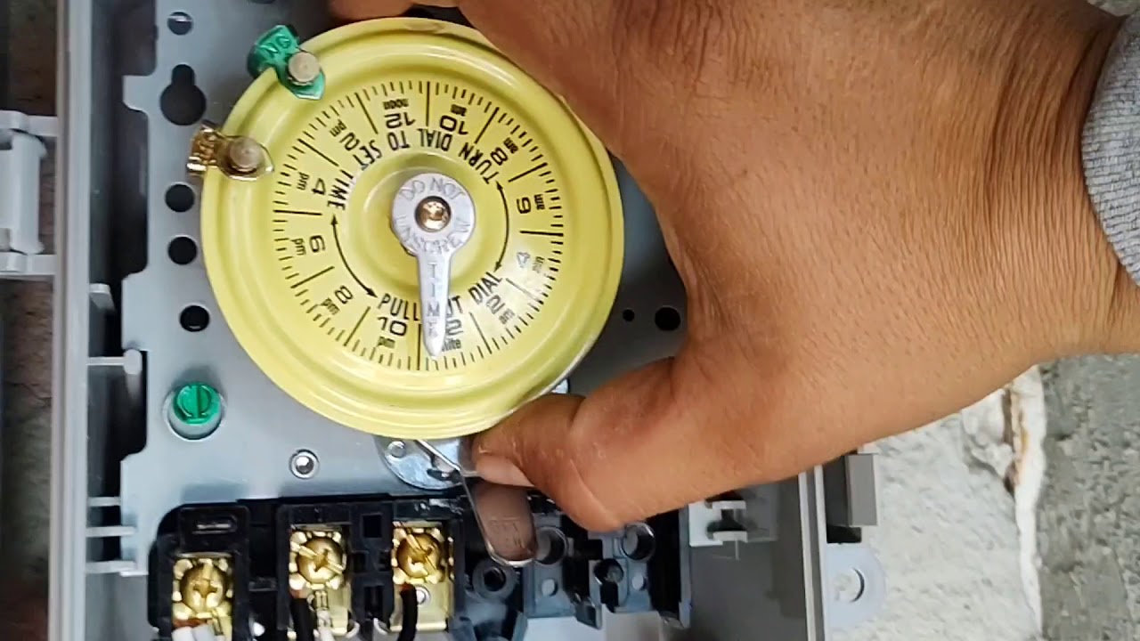 Cómo instalar timer para motor de jacuzzi/alberca