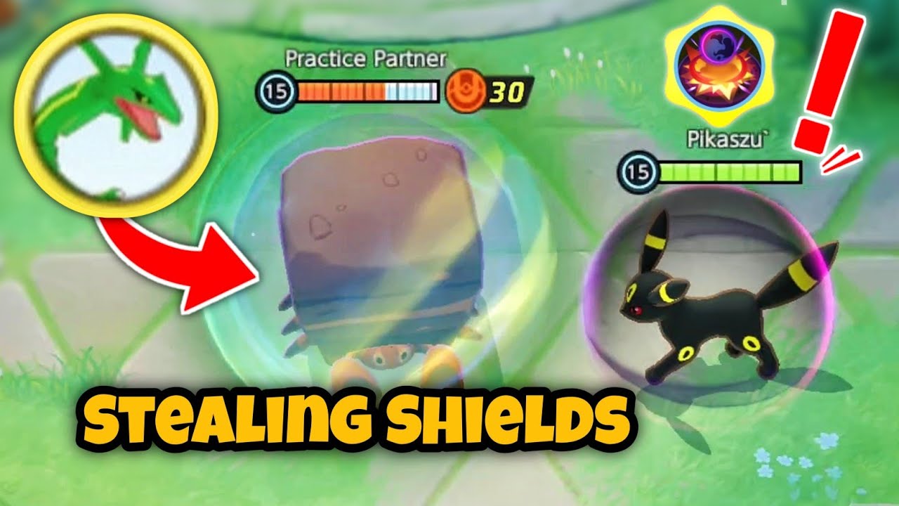 how Umbreon steals enemy shields - Pokémon Unite