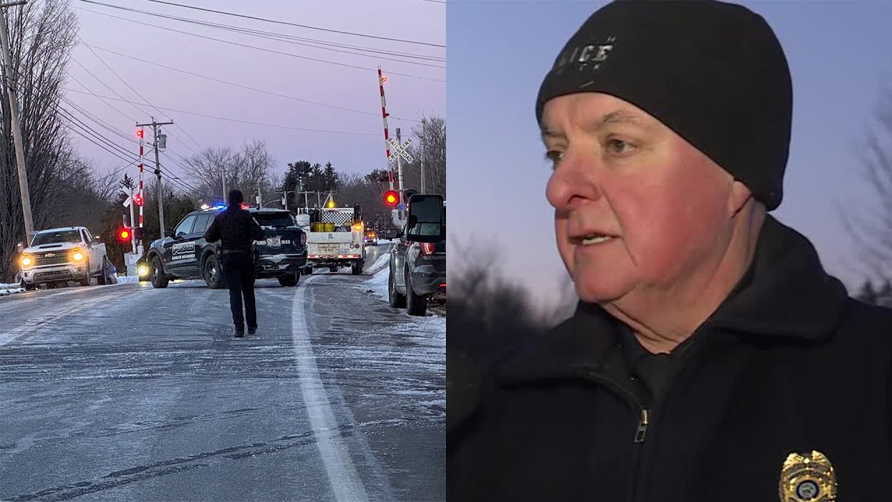 North Berwick police chief reports one dead after vehicle collides with train