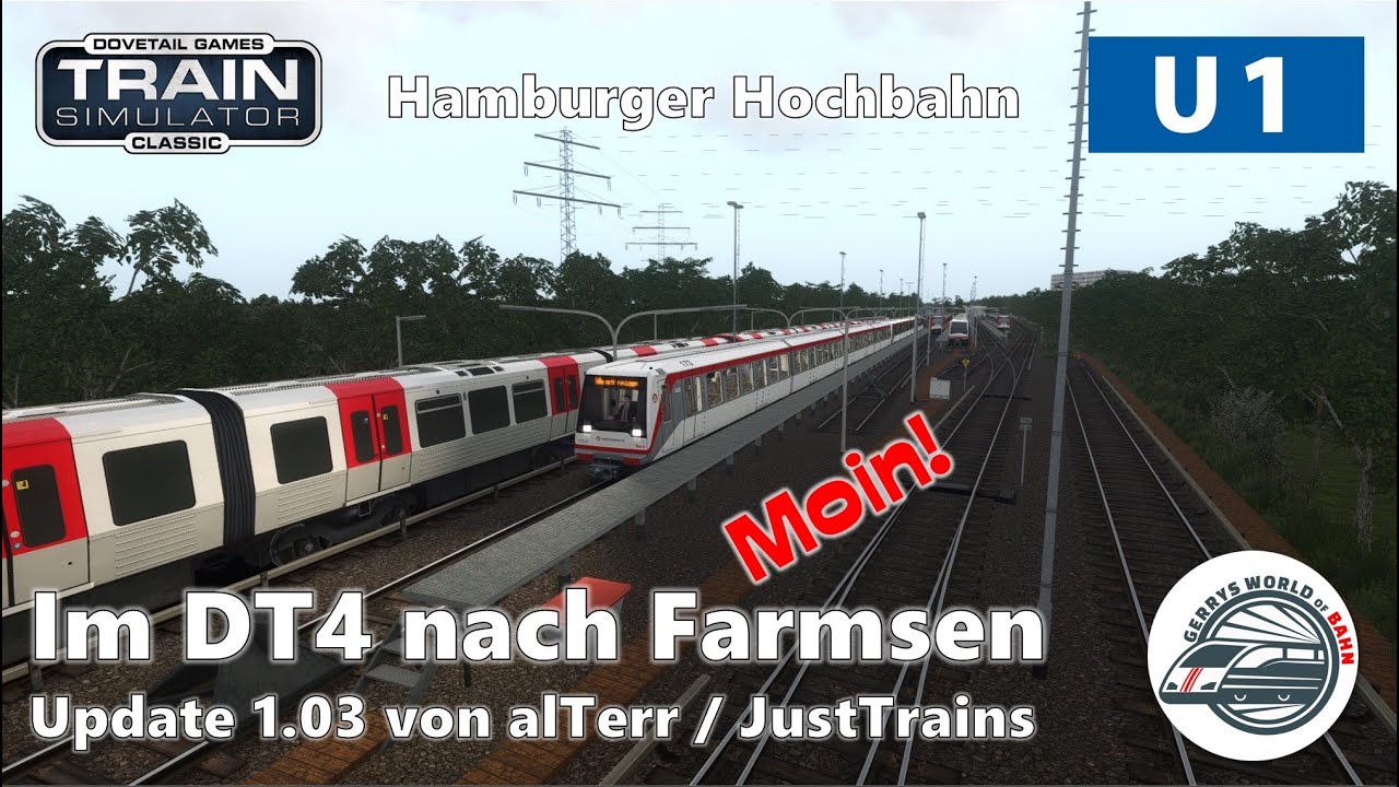 Im DT4 nach Farmsen | TS Classic | U1 Hochbahn Hamburg | DT4.4