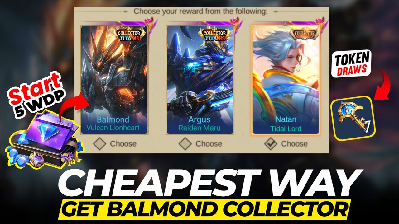 CHEAP DRAW GET BALMOND TITANS COLLECTOR SKIN & NEW REVEAL COLLECTOR SEPTEMBER