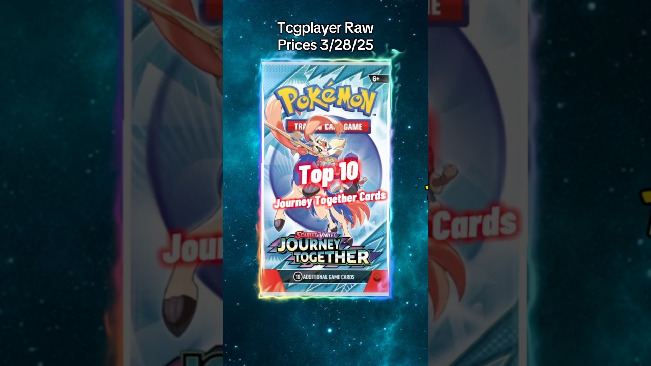 Top 10 EXPENSIVE Journey Together Pok&eacute;mon Cards! #shorts #top10 #journeytogether #pokemontcg