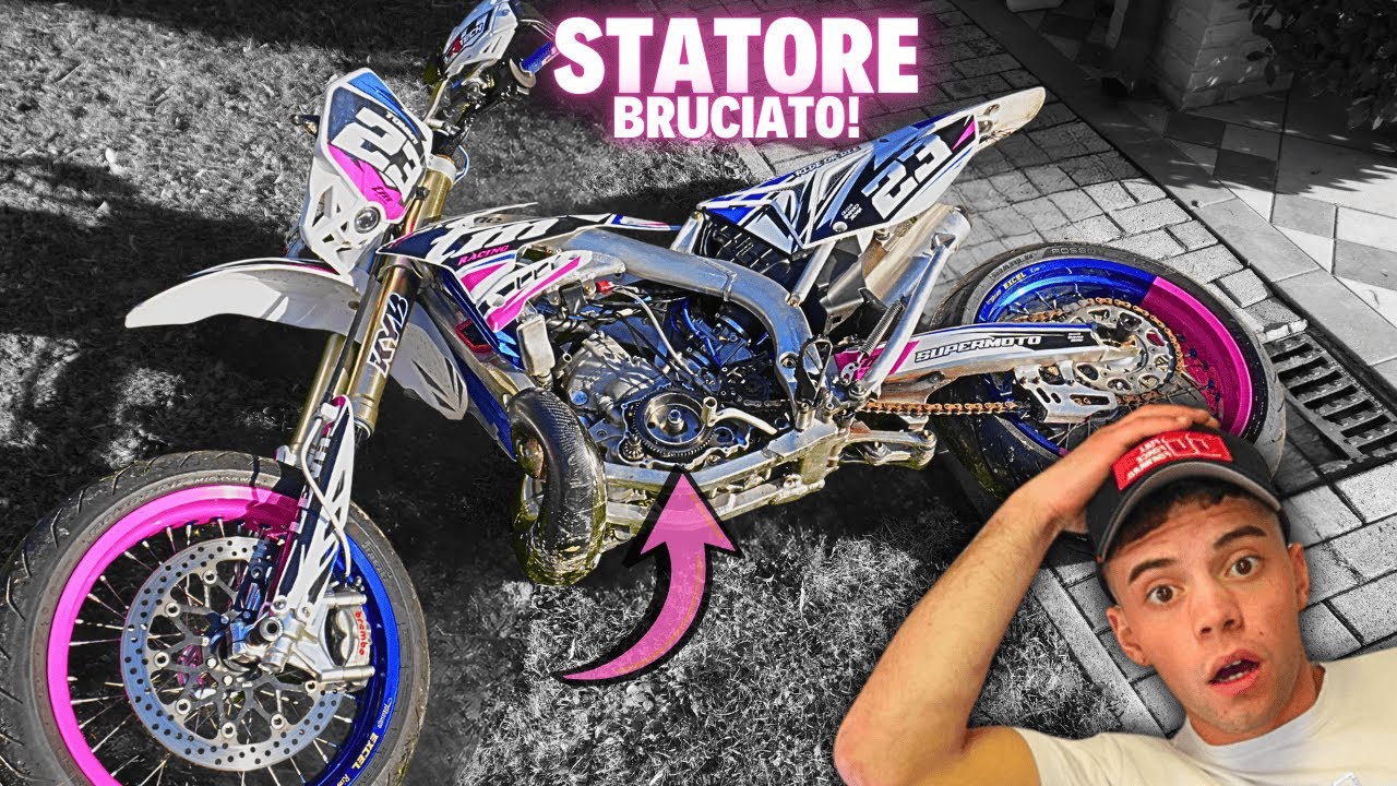 ho BRUCIATO lo statore del TM 300.. moto di M***A 🤬