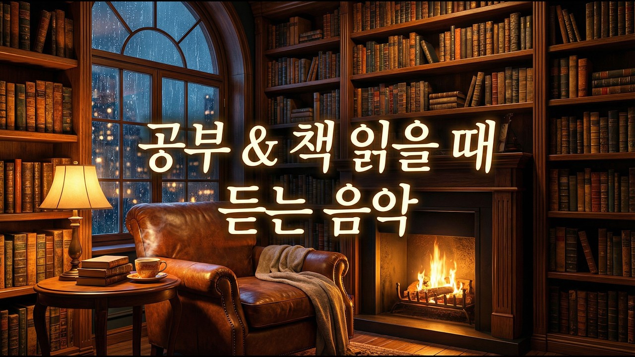 [Playlist]공부 음악/집중력이 200% 상승하는 마법의 서재 🎧 | 2시간 연속 재생 독서음악