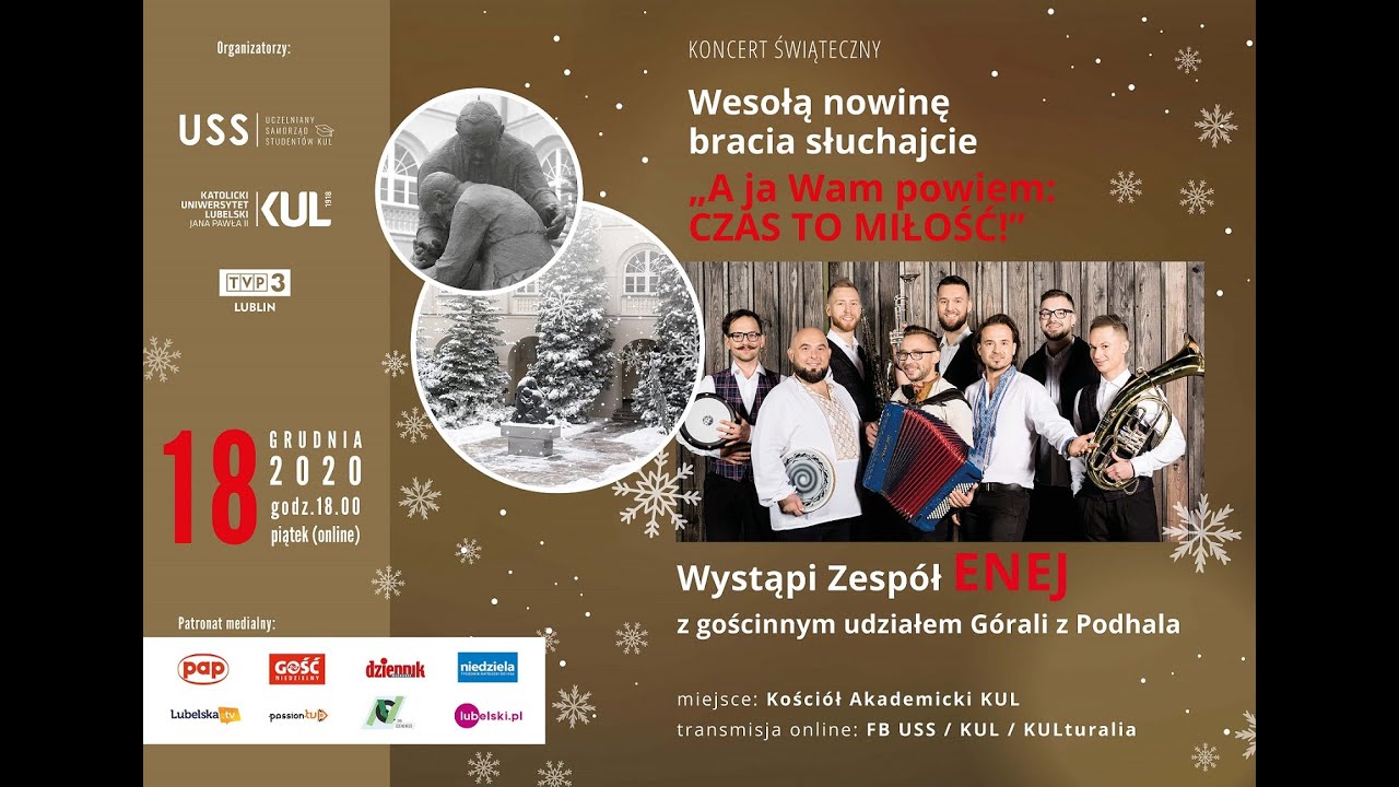 Koncert świąteczny „Wesołą nowinę bracia słuchajcie ~ A Ja Wam powiem: CZAS TO MIŁOŚĆ!”