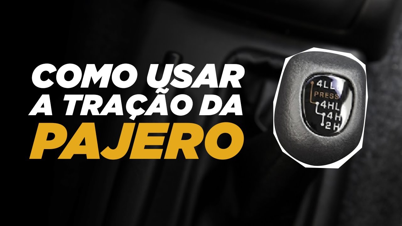 COMO FUNCIONA A TRA&Ccedil;&Atilde;O 4X4 DA PAJERO | C&Acirc;MBIO V5M21 MITSUBISHI TR4 E L200