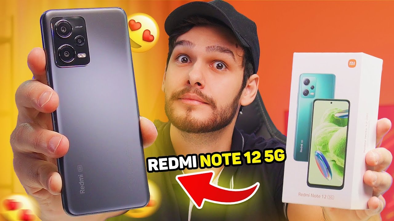 Redmi NOTE 12 5G - UNBOXING E PRIMEIRAS IMPRESSÕES