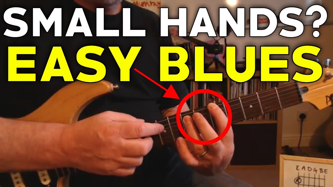 12 Bar Blues Riffs ANYWHERE On Guitar (EASIEST Way For SMALL HANDS)