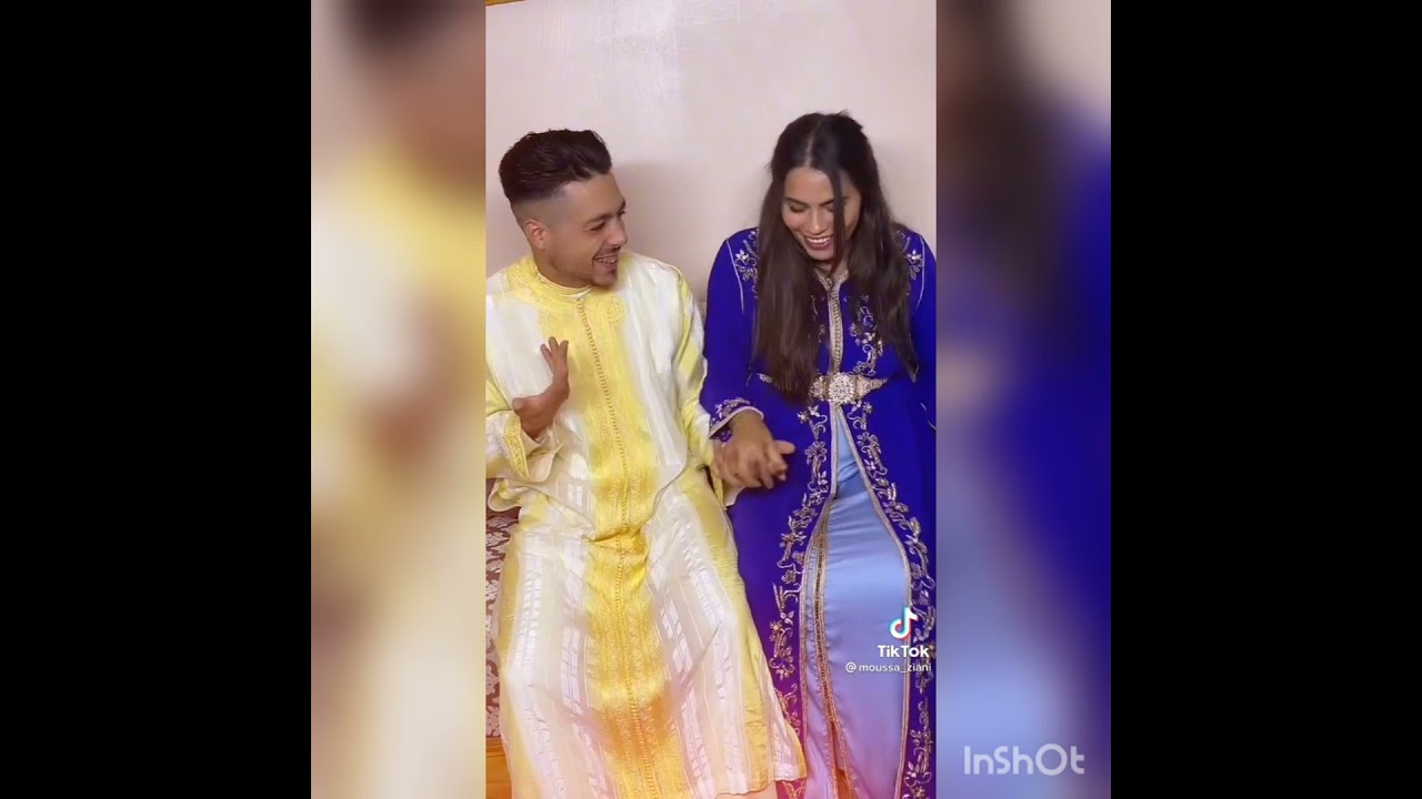 شاهد زواج الثنائي المغربي موسى و اميمة 👩‍❤️‍👨