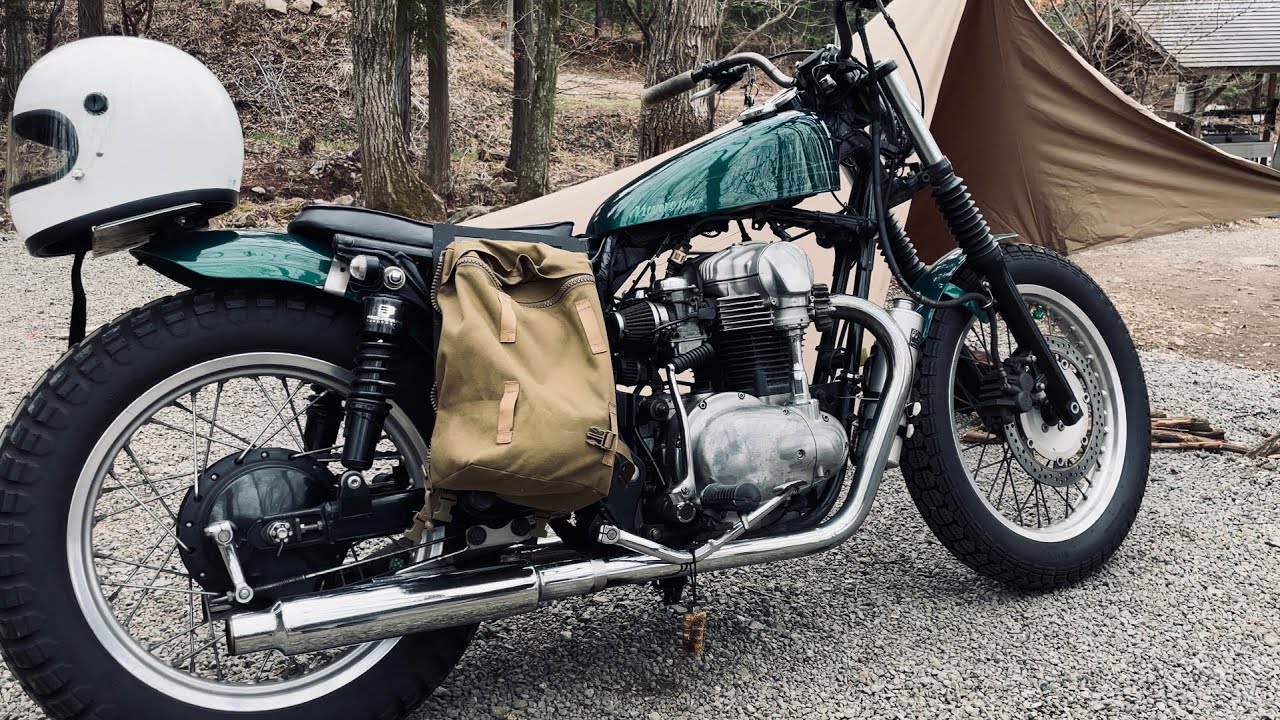 [作業用]Custom W650のひたすら排気音な40分。40 minutes to enjoy the exhaust sound of a Kawasaki W650