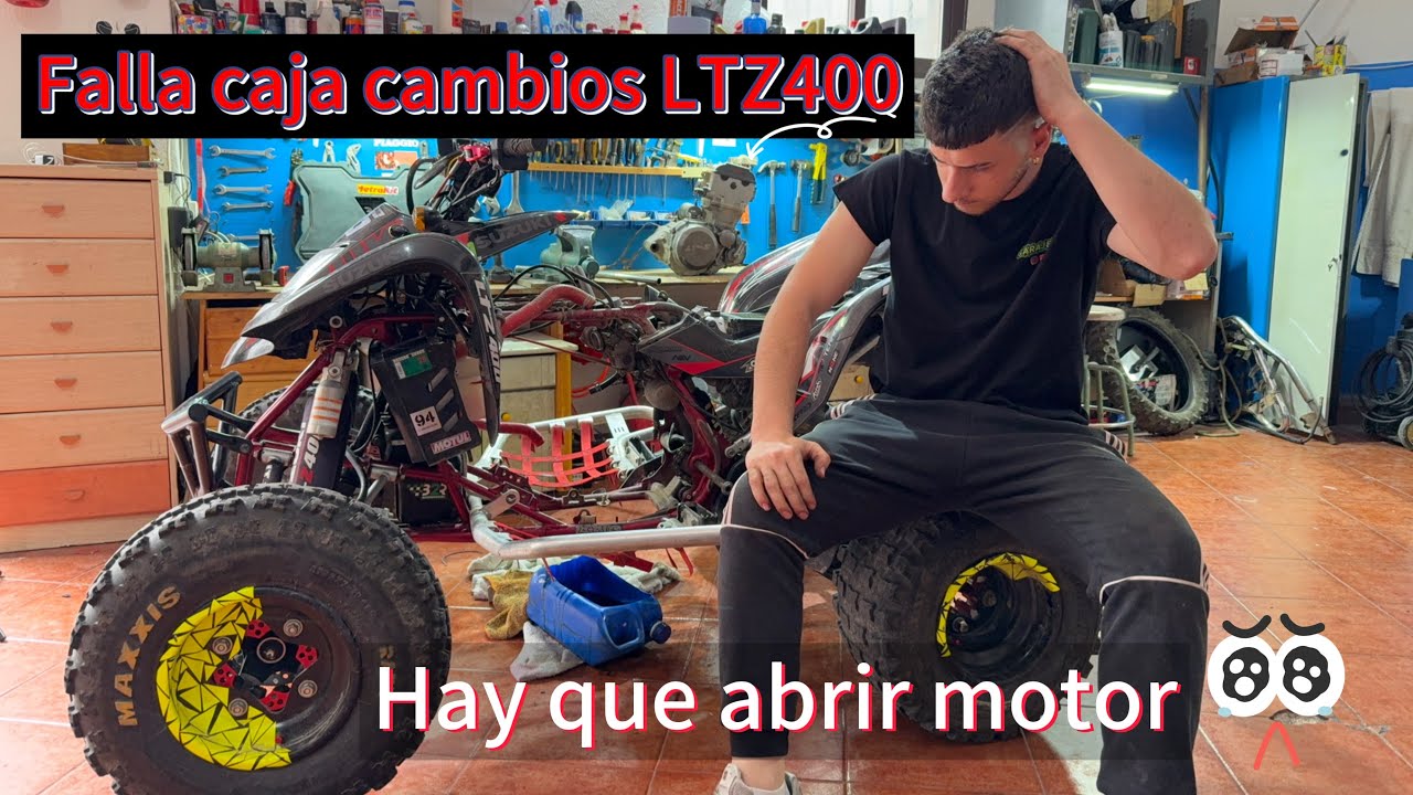 Así se arregla la caja de cambios de un quad Suzuki LTZ400 🚀🚀🔥🔥