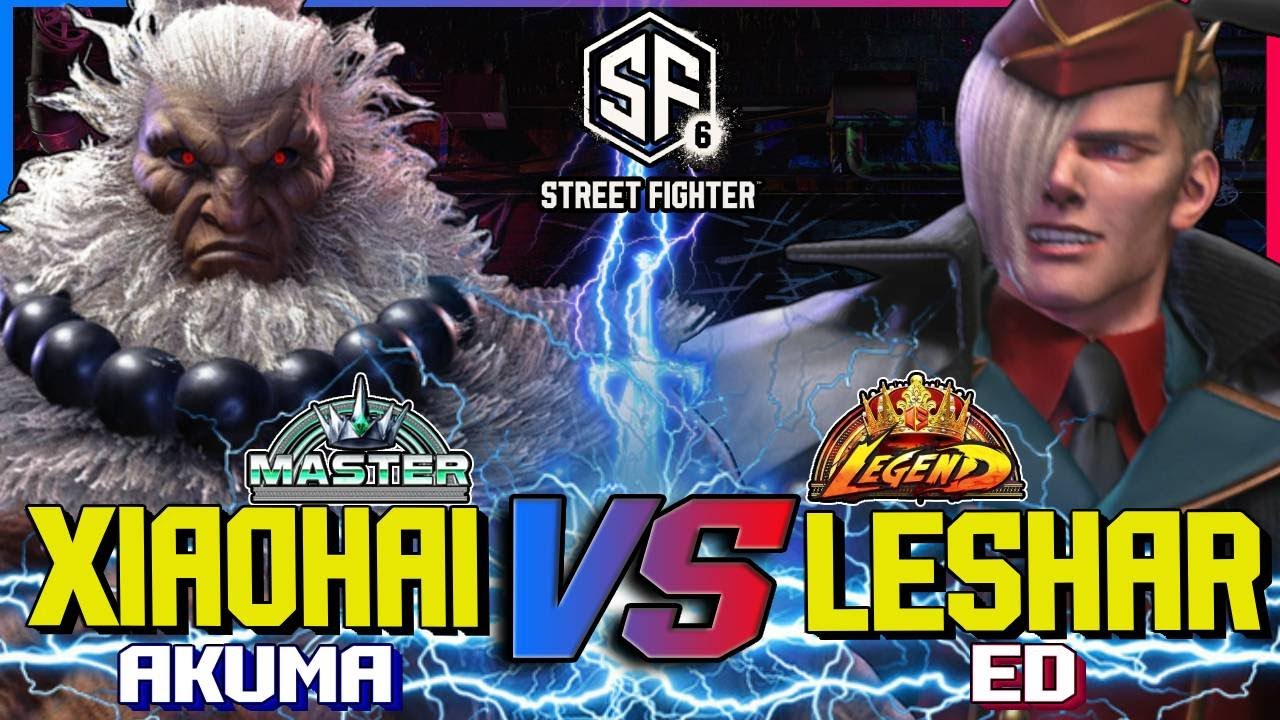 SF6 ▰ XIAOHAI (Akuma) vs LESHAR (Ed) ▰ Street Fighter 6 High Level Gameplay