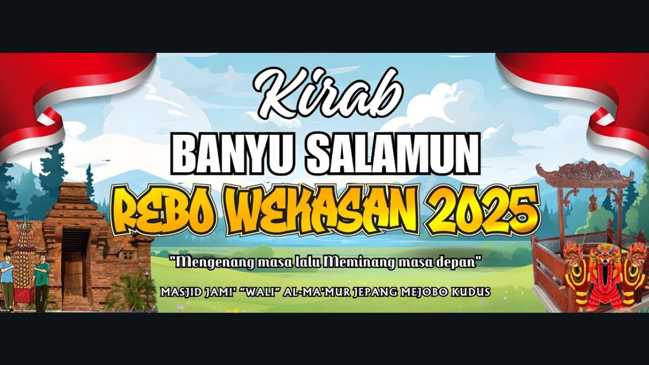 LIVE KIRAB BANYU SALAMUN REBO WEKASAN 2025 - MASJID JAMI' WALI ' AL MA'MUR JEPANG MEJOBO KUDUS