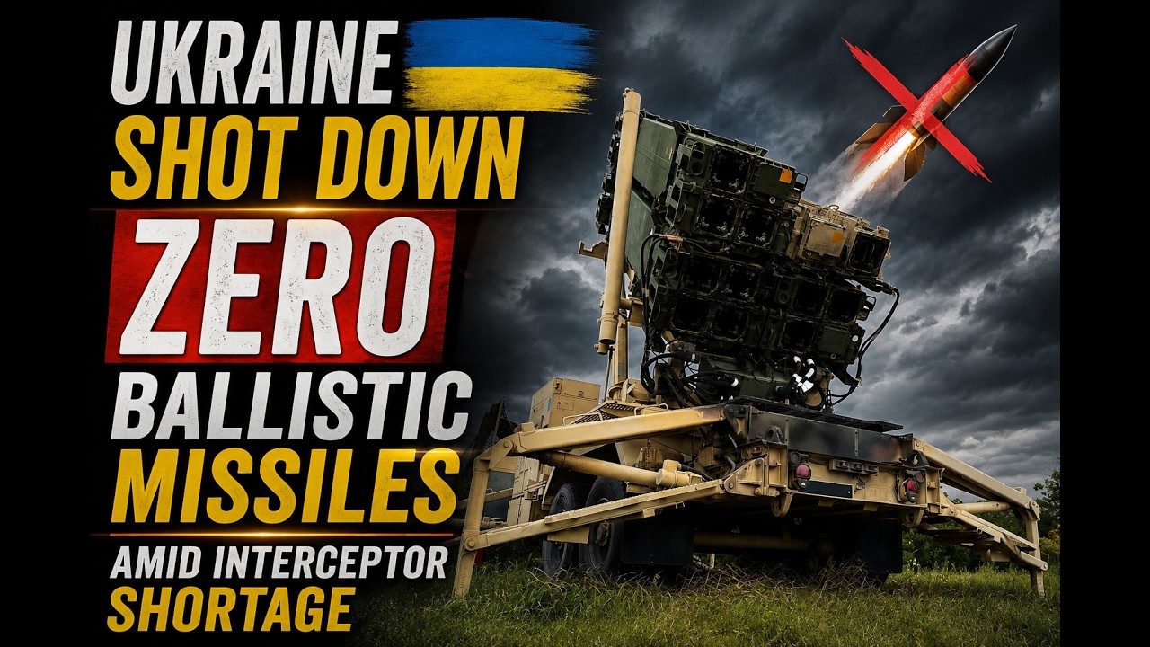 Ukraine shot down zero ballistic missiles amid interceptor shortage