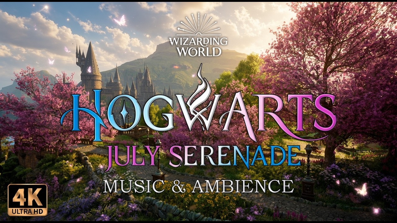 🌸 Hogsmeade July Serenade: A Summer Enchantment |  Harry Potter Music and Ambience