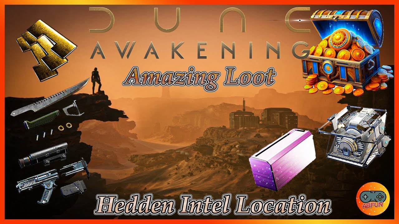 Dune: Awakening All Hidden Intel in {Eastern Vermillius Gap} & Amazing Loot