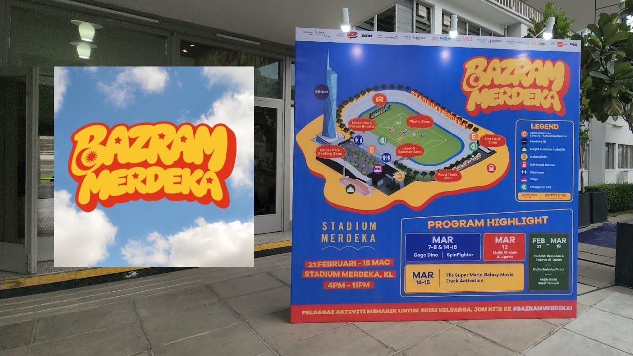Tinjauan Bazar Ramadan terbaru BazRam Merdeka 118 Boulevard dan Stadium Merdeka Kuala Lumpur KL
