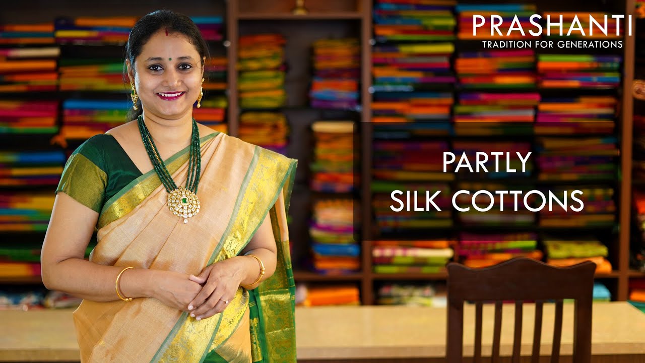 Partly Silk Cotton Sarees | Prashanti