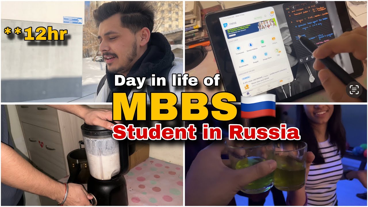 Day in the Life of an MBBS Student in Russia 🇷🇺 | Real Hostel Life, Study Routine & fun #mbbs 
