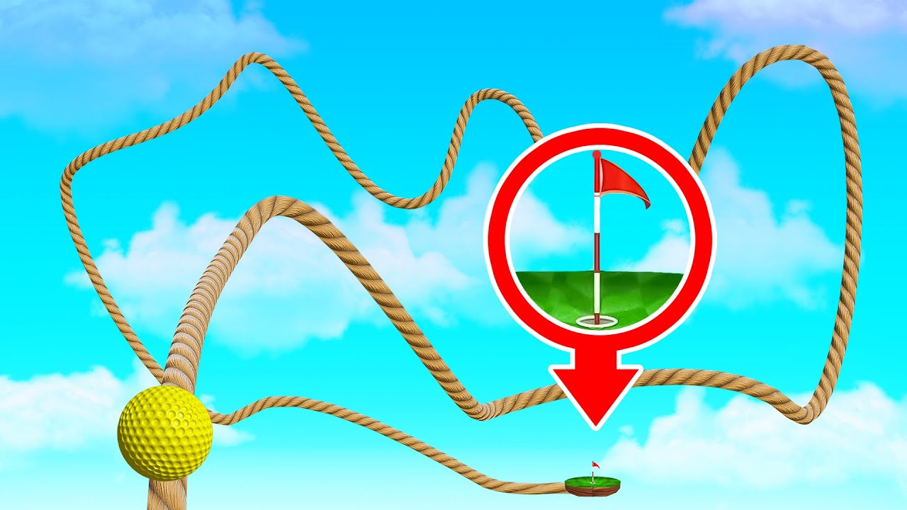 The LONGEST TIGHTROPE Skill Course! (Golf It)