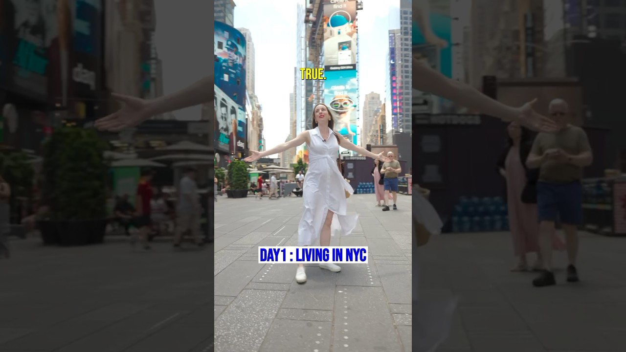 Living in NYC: Day 1 vs. Day 365 🤣#newyorkcity