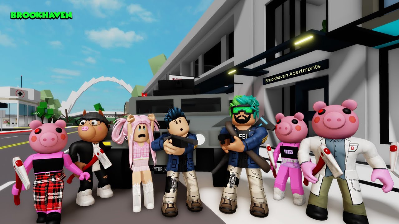 🐷 ZOMBİ PIGGY 🐷 SON İNSANI KURTARIYORUZ !!! 😱 | ROBLOX BROOKHAVEN RP