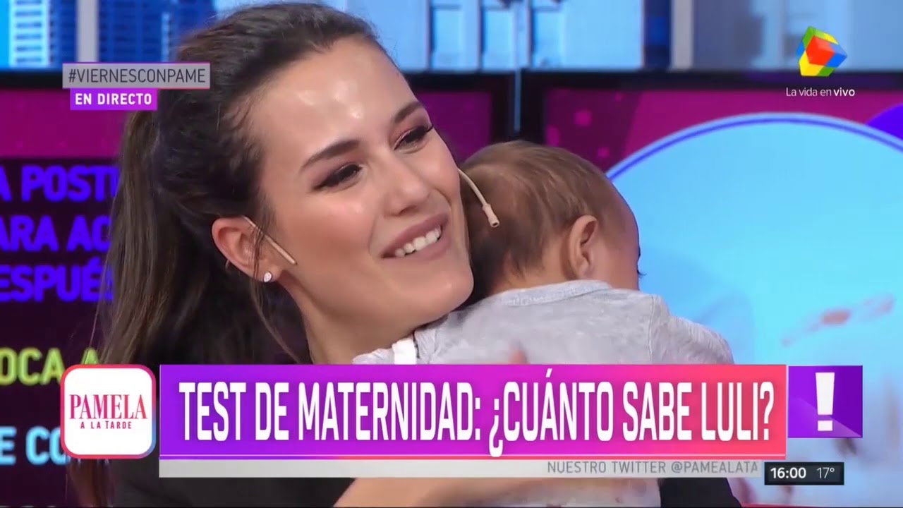 Luli Fernandez presenta a su hijo Indalecio, en Pamela a la Tarde (31/05/2019)