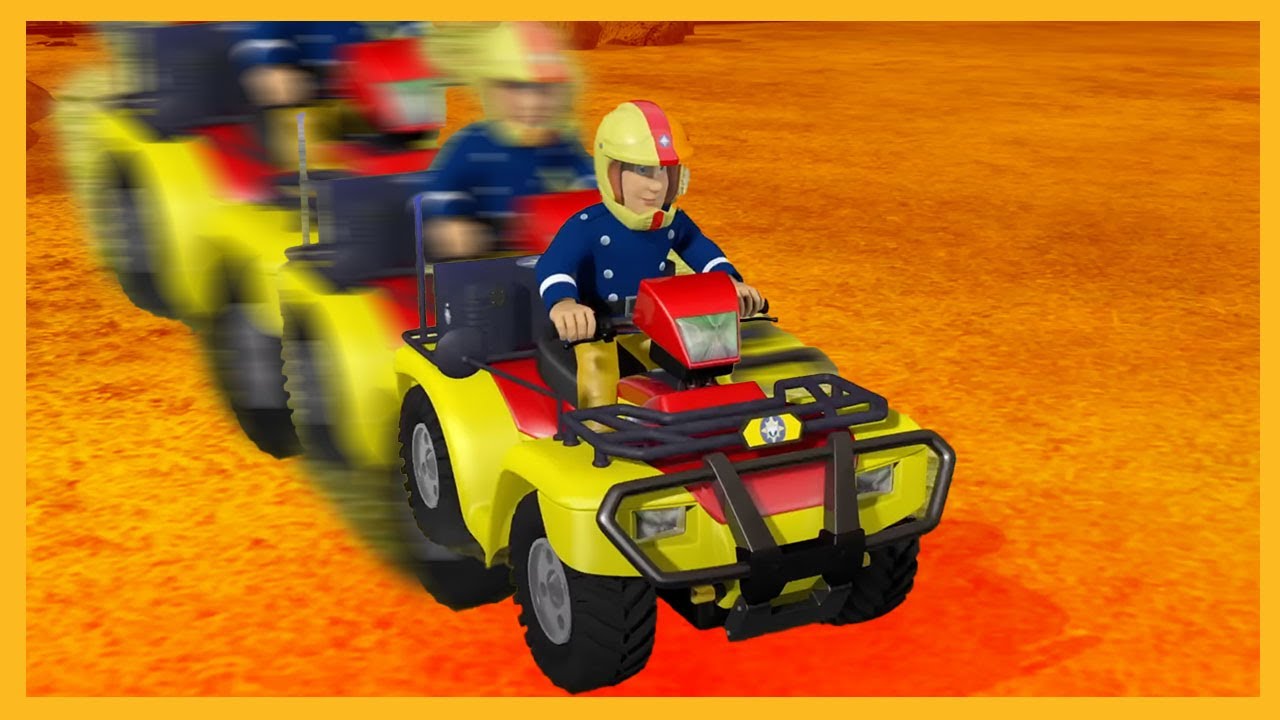 Sam rijdt in een terreinwagen om branden te bestrijden! Brandweerman Sam compilatie 🔥