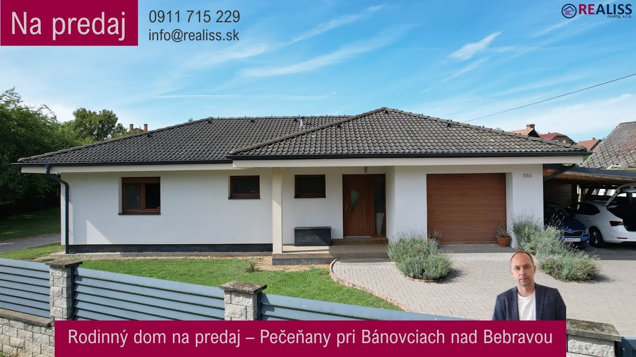 Rodinný dom na predaj – Pečeňany pri Bánovciach nad Bebravou