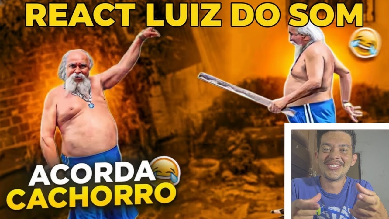 REACT MANETIKIN ACORDOU O VOVÔ LUIZ DO SOM PRA TOMAR O REMÉDIO