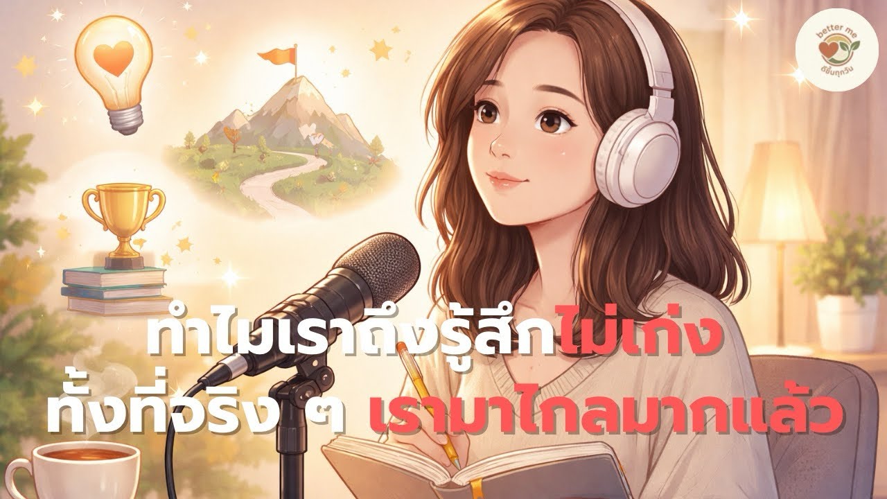 ทำไมเราถึงรู้สึกไม่เก่ง ทั้งที่จริงๆ เรามาไกลมากแล้ว | Better me ดีขึ้นทุกวัน พอดแคสต์