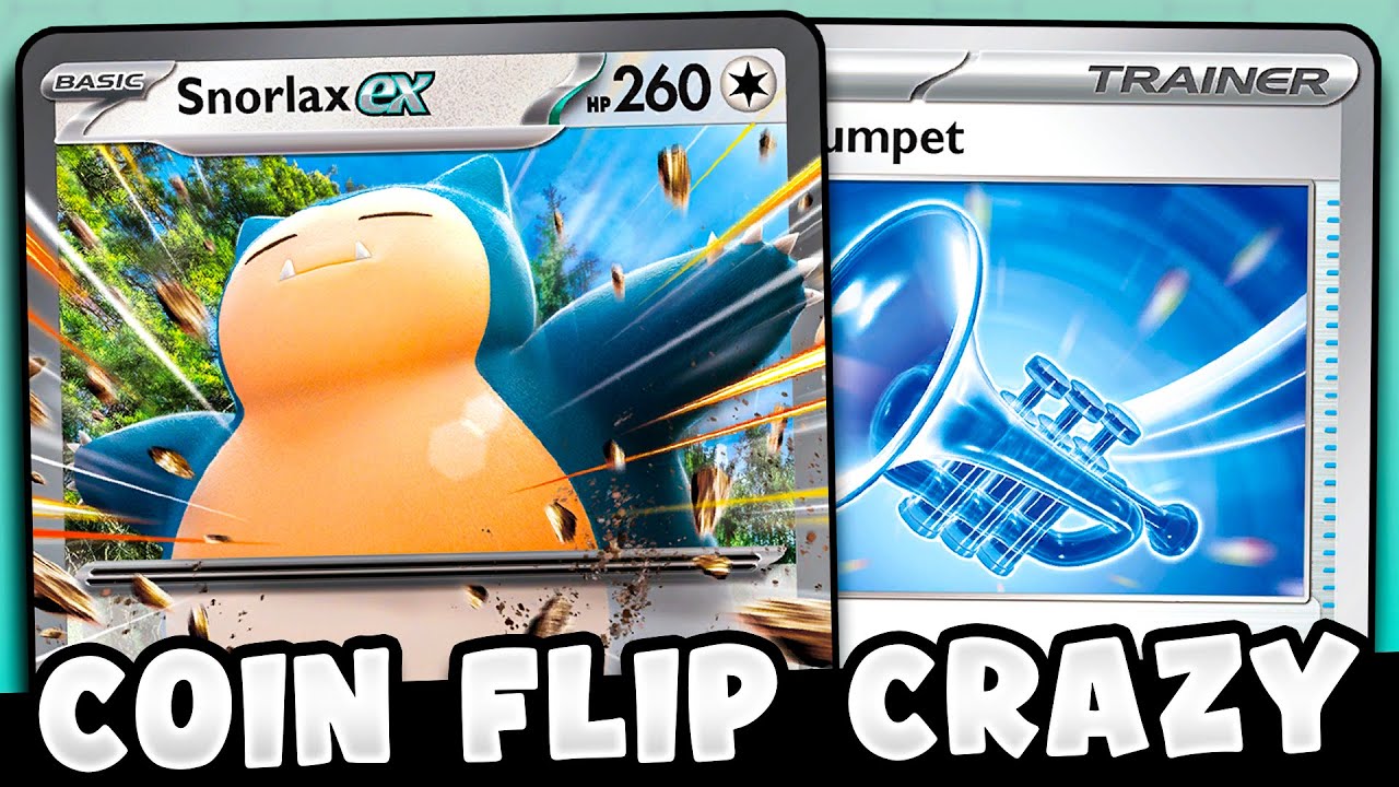 My 370HP Snorlax Deck is Coin Flip CRAZY!