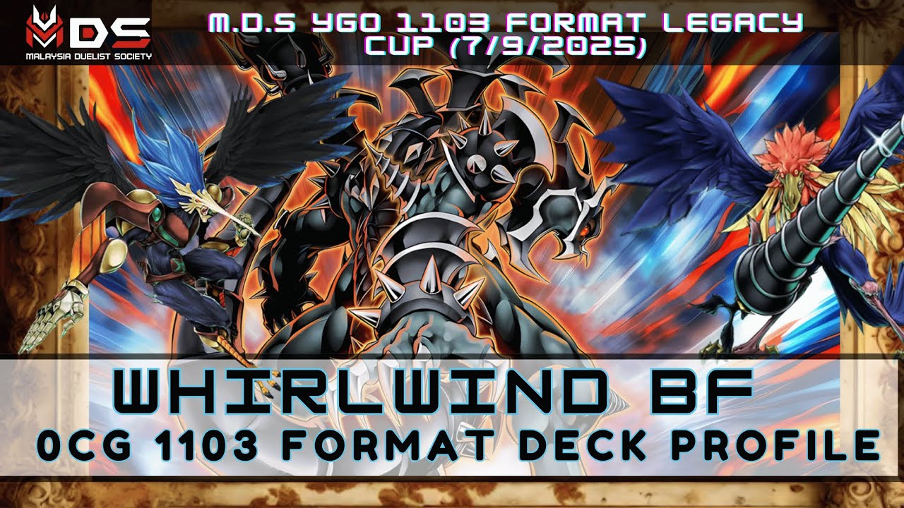 Yu-Gi-Oh! 遊戯王 M.D.S OCG JP 1103 Format Legacy Cup - Whirlwind BF 