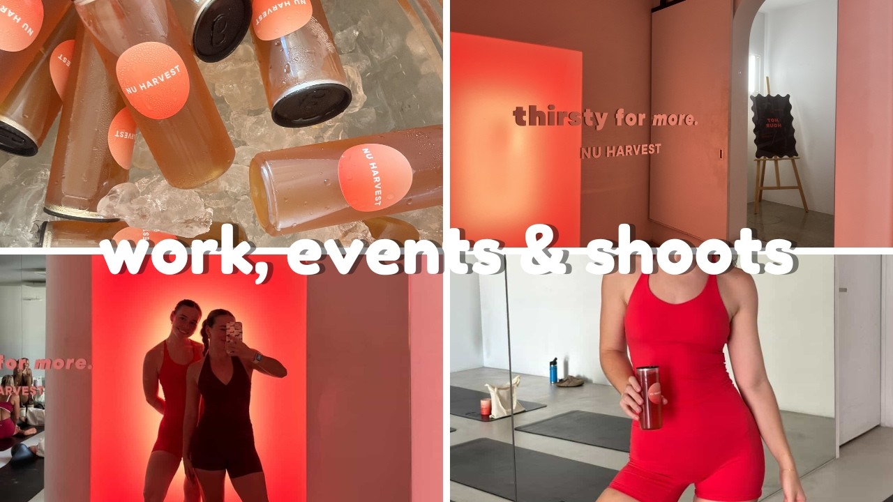 Busy Work Week Vlog: Influencer Event with Nu Harvest + Self Doubt