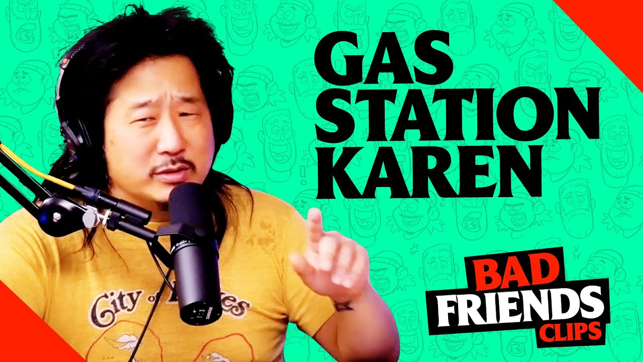 Bobby & Andrew React to Gas Station Karen Viral Video | Bad Friends Clips