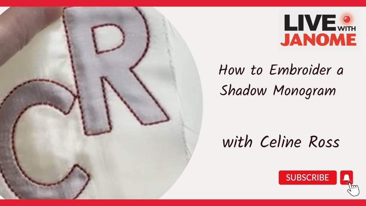How to Create Shadow Embroidery with Celine Ross