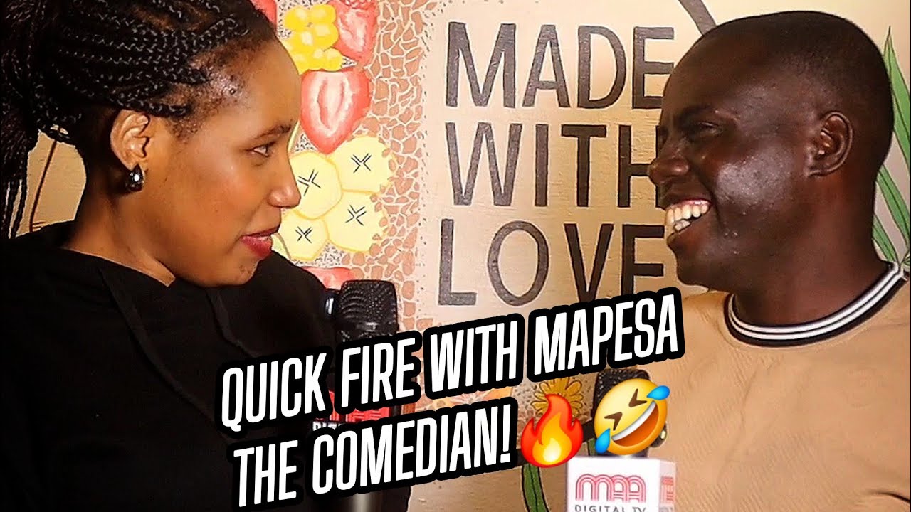 Quick Fire Interview With Mapesa The Comedian! 