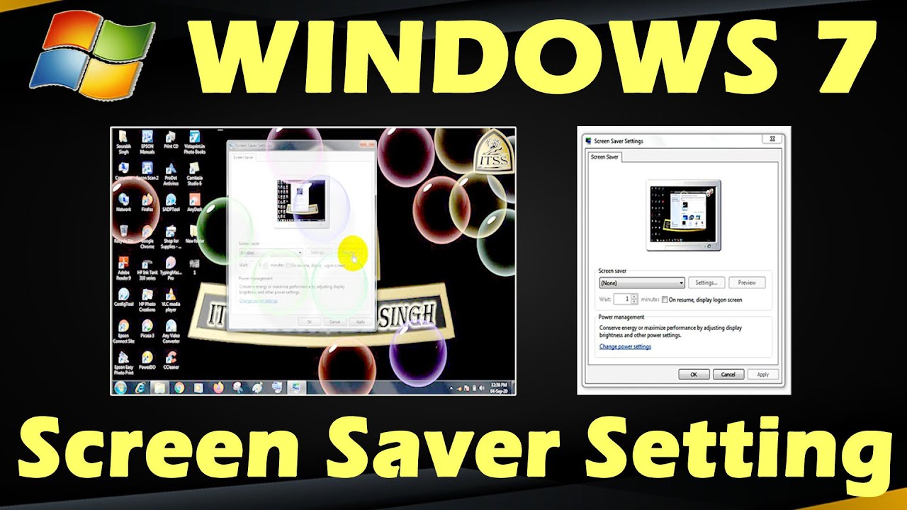 Screen Saver in Windows 7 | Screen Saver Setting In Windows 7 | Screen Saver in Computer|ScreenSaver