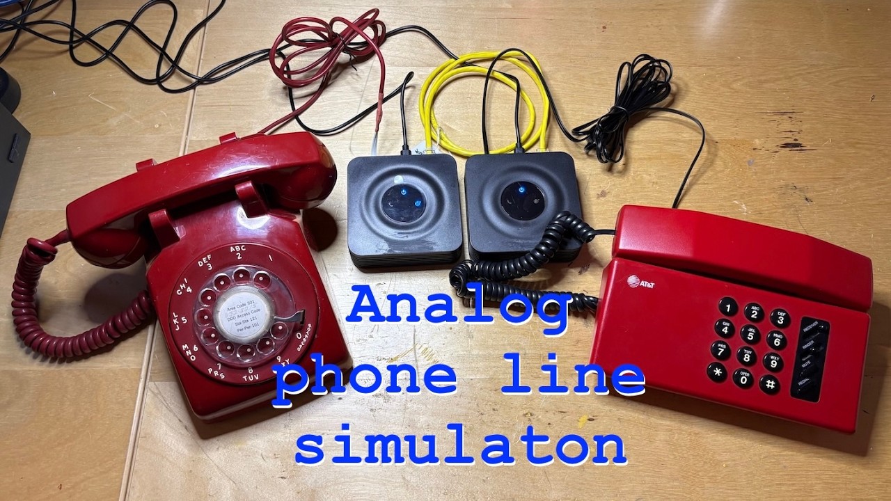 Analog phone line simulation with cheap ATAs